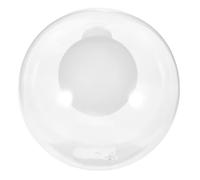 Glass Globe Lamp Shade for Ceiling Lights G9, Round 20mm Opening | Milk White Finish, Smooth Polished Surface, Replacement for Hallways and Window Lighting, Elegant Modern Style