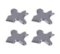 Glass Glue Group, Glue Scraper | 4x Scrappers Tool | Heavy Duty Scraping with Ergonomic Grip Precision Handle for Cleaning Barrier Decals.