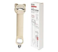 Glass Gripper, Retractable Jar Opener, Glass Can Gripper Lid Opener, Manual Cap Opener Handle for Seniors, Beer Bottle Opener for Weak Hands