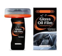 Glass Guard, Glasses Emulsion Windscreen Cleaner, Car Window Cleaner, CarGlass Oil Film Remover Brush, Automotive Windshield Oil Film Cleaning Tool for Car Windows & Rearview Mirrors (1)