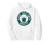 Glass Half Empty Society - Pessimist Sarcastic Club Pullover Hoodie