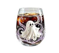Glass Halloween Cups 300ML Transparent Cocktails Drinking Cup