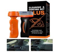 Glass Handle Oil Film Remover Lotion- Primary Hydrophobic Coating Feature, Technical Dualw Step Application Performance, Windshield Clarity treatmente, Degreaser polishs | Agent for Mirror