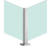 Glass Handrails Stair Spindle, Durable Deck Railing Post for Indoor/Outdoor Use, Ideal for Balconies and Hallways