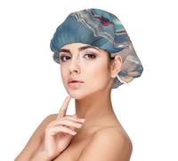 Glass Heart Shape Satin Bonnet Silk Bonnet, Hair Bonnet For Sleeping, Soft Double Layer Silk Sleeping Cap Hair Wrap For Women Natural Curly Braided Long Hair