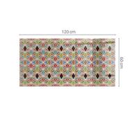 Glass Hearth Plate for Stove Polygonal Patterns In A Grid Square Rectangular
