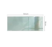 Glass Hearth Plates for Wood Burners Delicate Marble Pattern Square Rectangular