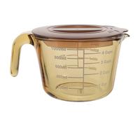Glass Heat Resistant Measuring Cup 1000ml with Lid for Baking
