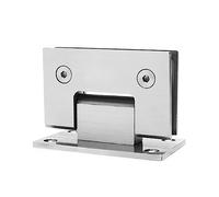 Glass Hinge, 90 Degree Shower Door Hinges Stainless Steel Frameless Bathroom Folding Cabinet Door Hinge Glass Hinge