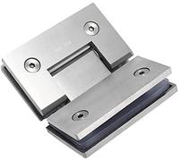 Glass Hinge, Furniture Hardware Soft Close Cabinet Hinge Accessories, 304 Stainless Steel Glass Door Hinges, 135 Degrees Marine Yacht Accessories, Glass Shower Box Hing