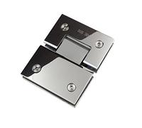 Glass Hinges,Shower Door Hinges, Glass Door Hinge,180 Degree Open 304 Stainless Steel Hinges, Glass Bathroom Clamp, Glass Shower Door Hinge for Home Bathroom