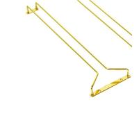 Glass holder brass 685x145mm