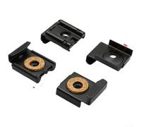 Glass Holder Set 4pcs Anti-Slip Cork Pad Bathroom Fixing(A 4PCS) | Heavy duty load bearing, reinforced steel, secure wall mounting, holds substantial weight, safe for large mirrors
