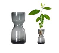 Glass Hyacinth Flower Vase, Glass Vase for Flowers Hyacinth Hydroponic Vase Hyacinth Seed Starter Vase Hyacinth Tree Growing Kit Home Table Decor
