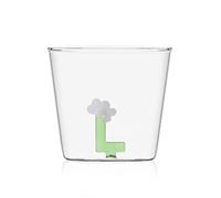 Glass Ichendorf Greenwood Collection Flower Alphabet Letter L