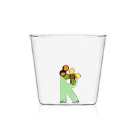 Glass Ichendorf Greenwood Collection Flower Alphabet Letter R