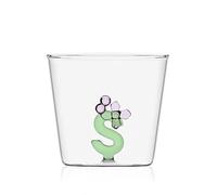 Glass Ichendorf Greenwood Collection Flower Alphabet Letter S