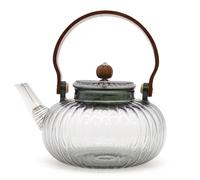 Glass Infuser Teapot Shape Stove Top Safe Gift box BPA Free