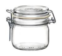 6x Bormioli Rocco Fido Container Round Glass Transparent 83 mm, 94 mm, 6 pcs