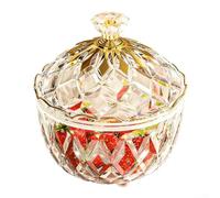 Glass Jar with Raised Lid Handle for Convenient Opening and Closing During Daily Use in Kitchen or Living Space (yellow*Large)