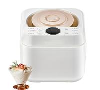 Glass Jar Yoghurt Maker with PTC Heating Technology for Homemade Greek Yoghurt, Energy-Efficient Kitchen Appliance for Healthy Home Use