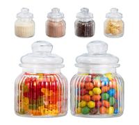 Glass jars 700 ml Reusable Airtight Storage Jars Vintage Glass Containers
