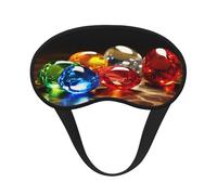 Glass Jewels Ultimate Eye Mask for Sleeping, Soft and Comfortable Eye Mask, Relaxing Zero Pressure Night Blindfold.