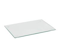 Harbour Housewares Glass Chopping Board - 50 X 40Cm Clear Kitchen Dining Place Mats Cutting Mat Worktop Saver Cooking & Food Prep