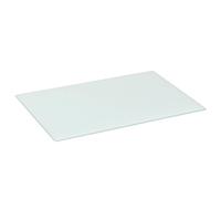 Harbour Housewares Glass Chopping Board - 50x40cm - White - Large Dining Place Mats Cutting Mat Worktop Saver for Kitchen Cooking, Baking, Vegetable Preparation