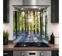 Glass Kitchen Splashback Panel - 6mm Toughened Heat-Resistant Cooker Backsplash - Design 2016 (100 x 55cm)