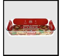 Glass Lasagne Dish Rectangular 3.7L Roaster 35x23cm Pyrex Iconics
