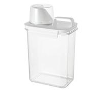Glass Laundry Detergent Dispenser - Liquid Laundry Containers | Moisture Proof Clear Detergent Dispenser With Measuring Cup For Ļaundries Room For Bleach Scent Booster Beads Organization