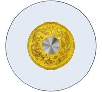 Glass Lazy Susan Turntable - Rotating Serving Tray for Dining Table Display, Silent & Smooth Spin, Easy Food Sharing, 60cm/24in