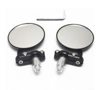 Glass Lens Motorcycle Mirrors 7/8 Inch Distortion Free | Fits 7/8 inch handlebars, motorcycle fitment, easy installation, secure mounting, standard size
