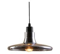 Glass Lighting Pendant Light Bathroom V-intage Industrial Hanging Light Fixture Smoke Gray Black Glass Lamp, Minimalist Pendant Light