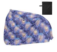 Glass-like Purple Flowers Cover for Bike Waterproof Rain Cover Bikes Accessories