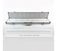 Glass Line Ruler Calibration Sheet for High-Precision Microscopy, Ensuring 0.01mm Scale and 0.5um Accuracy with Aluminum Storage