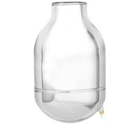 Glass Lined Thermal Kettle 1l with Vacuum Insulation for Hot Drinks | Silver Glass Inner Liner, Narrow Spout and Small Mouth Diameter, Home Kitchen Use, School Season Decor Winter
