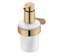 Glass Liquid Soap Dispenser Gold Colour Finished Zamak