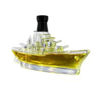 Glass Liquor Bottle 350ml Warship Empty Container