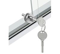 Glass Lock Sliding Door Lock with Key Display case Locks Suitable for Commodity Display Collection cabinets Sliding Glass Door cabinets Suitable for Thickness 0.12"-0.23"