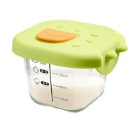 Glass Lunch Container With Lid,Small Food Prep Bowls - Cartoon Glass Food Bowls With Lid 230ml,With Silicone Dinosaur Lid,Food Containers