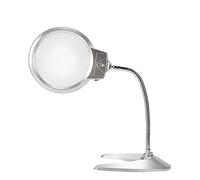 Glass Magnifier - High Power Optical Table Enlarged Mirror High-definition 5X10X Multi-function Glass With LED Suitable For The Elderly Reading/Mobile Phone Repair/Jianbao