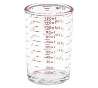 Glass Measuring Cup, 4 Ounce/120ml Small Shot Glasses Dishwasher Safe, Measurement of Dry and Liquid Ingredients Espresso Shot Cups for Cocktail, Whiskey, Spirits, Wine, Liquor, Alcohol