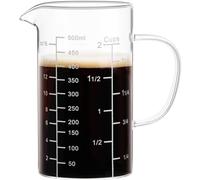 Glass Measuring Cup, High Borosilicate Glass Measuring Cup for Kitchen or Restaurant, Easy To Read, 500 ML