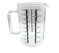 Glass Measuring Jug 1000ml Perfect for Cooking, Baking, Easy to Read Measurements, Cook with Accuracy