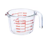 Glass measuring jug 500 ml Dishwasher Safe Glass Measuring Cup Kitchen Jug