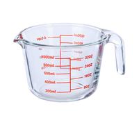 Glass measuring jug Heat Resistant Beaker 1 Litre Dishwasher Safe Kitchen Jug