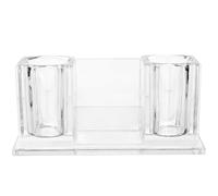 Glass Microphone Stand Wireless Mic Holder Base Desktop