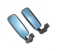 Glass Modifiable Motorcycle Mount for Most Anti-glare - Aluminum Handlebar Rearview Mirror Abs Blue Motorcycles 2-pack or Housing Carbon Fiber with Black Finish(CARBON FIBER)
